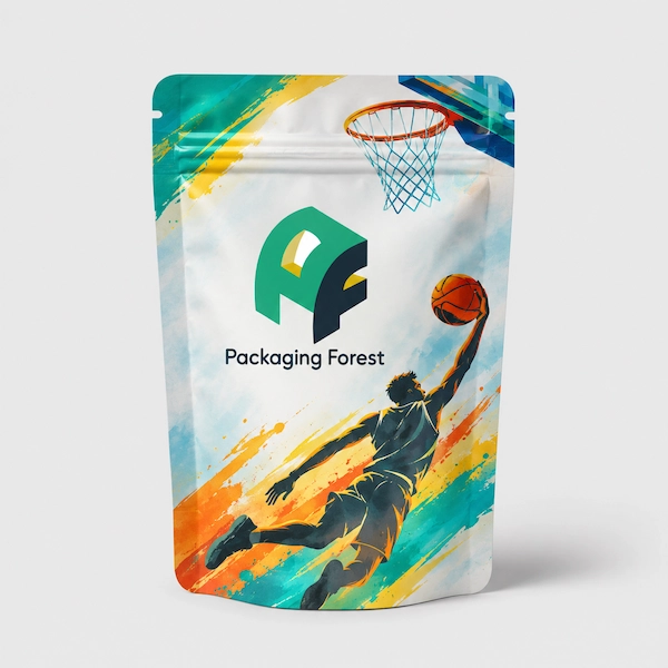 Custom Printed mylar bag 4.5x7x2.5Â inches